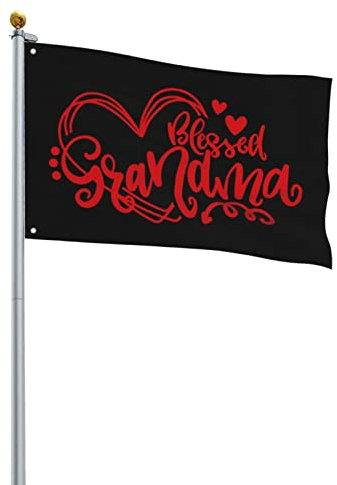 90X150cm Fahne Gesegnete Oma Fahnen Polyester Garten Flagge Robuste Dekoration Fähnchen Für Party Garten Aktivitäten