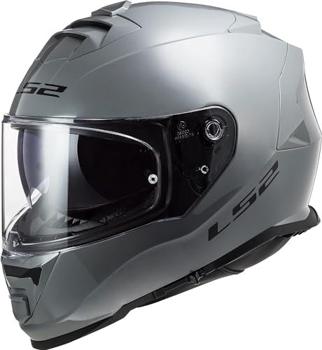 LS2, Integraler Motorradhelm STORM II SOLID Nardo Grey, XXL