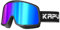 KAPVOE Skibrille Snowboard Brille für Brillenträger Herren Damen Jugend Schneebrille OTG 100% UV-Schutz Ski Goggles Kompatibler Helm Anti Fog Ski brille für Skifahren und Bergsteigen Blau
