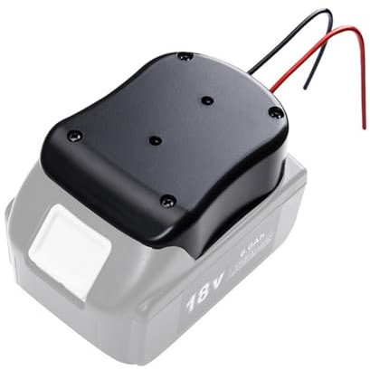Antesen Power Wheel Adapter Connector Battery Adapter Power for Makita 18V Lithium Battery Work with Makita BL1860 BL1840 BL1830 BL1860B for DIY USE Ride fan Robotics