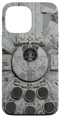 iPhone 13 Pro Max Star Wars Millennium Falcon Close Up Gray Case