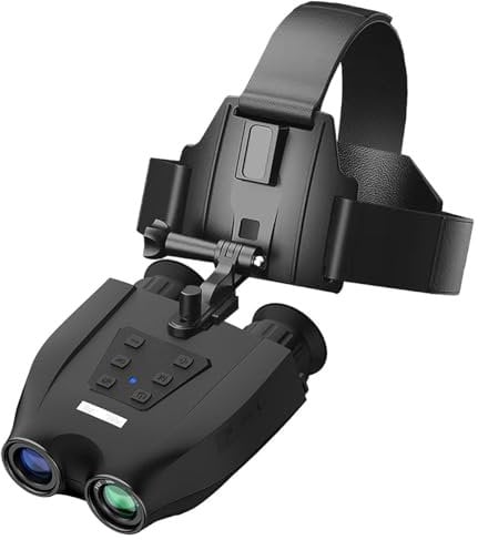 Zavarius Nachtsichtgerät: Nachtsichtbrille/-gerät mit Kopfhalterung, 2,5K-UHD-Cam, 6X Opt. Zoom (Nachtsichtgerät mit Kopfhalterung, Kopf, Wärmebildkamera)