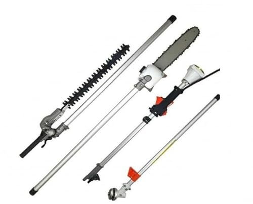 Aste Tagliaerba 4in1 Multifunzione Troncarami Tagliasiepe Motosega, aste di ricambio nuove senza motore con attacco asta diametro 26 e innesto a 9 righe