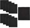 9 STK Katzentoilette Aktivkohlefilter,Carbon Filter für Katzenklo mit Deckel,Aktivkohle Matte Geruchsfilter,Filtermatte Kohlefilter für Abfallbehälter Katzentoiletten Geschlossene(Schwarz,105x115 mm)