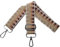 Omxyinma Taschengurte zum Wechseln Verstellbar Schultergurt für Tasche, Taschengurt Breit 3.8cm mit Silber Karabiner Schulterriemen Taschenband Tragegurt für Handtaschen, Khaki dunkel, S13