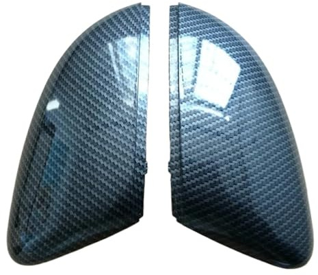 Spiegelkappen Für VW Für Polo 6R 6C 2010 2011 2012 2013 2014 2016 2017 Seitenspiegel-Abdeckkappen Türflügel Ersatz Carbon Look