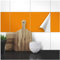 Wandkings Fliesenaufkleber - Wähle eine Farbe & Größe - Orange Seidenmatt - 20 x 20 cm - 20 Stück für Fliesen in Küche, Bad & mehr