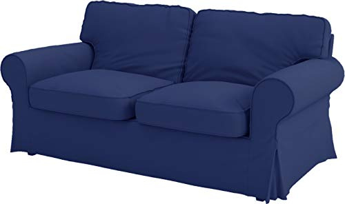 Der Ektorp-Loveseat-Bezug aus dichter Baumwolle ist passgenau für IKEA Ektorp Loveseat Sofabezug (dunkelblau)