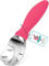 Heavy Duty Ice Cream Scoop – Zinc Alloy, Ergonomic Handle, Rustproof & Dishwasher Safe – Cuts Through Hard Ice Cream with Ease (Pink)