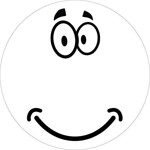 Saugroboter-Aufkleber, Gesicht, Größe und Farbe WÄHLBAR - Sticker Augen Mund Wischroboter
