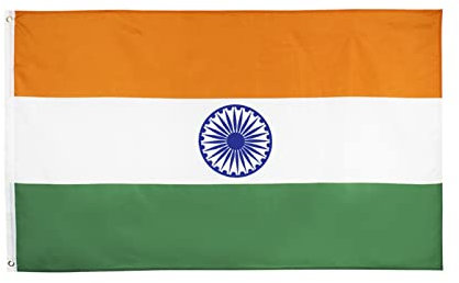 XYLZ Hängen 60 x 90 cm (23,4x35) 90 x 150 (35x58,5) cm indische Flagge for Dekoration s (Größe : 90 x 150cm)