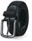 BELTER Stretchgürtel Herren Gürtel Elastischer Stoffgürtel Damen Flechtgürtel 38mm (Schwarz, 105cm)