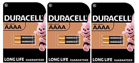 6X Duracell AAAA Alcalina (3 Blister Da 2 Batterie) 6 Pile