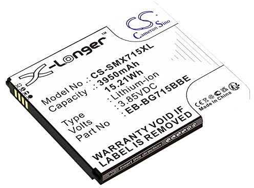NEU Ersatz Akku Fit Samsung Galaxy Xcover Pro, SM-G715, SM-G715FN/DS, SM-G715U(3950mAh / 15.21Wh)