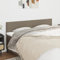 Tidyard Kopfteil für Bett, Kopfenden Betthaupt Bettkopfteil,für Bett,Wand,Schlafzimmer,Rückenlehne für Bett,e 2 STK. Taupe 80x5x78/88 cm Stoff3