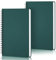 Yarotm Notizbuch A5 Dotted - 2 Stück Notizbücher Spiralblock A5 14x21cm - 100GSM Gepunktet 5mm Tagebuch - 120 Seiten/60 Blatt Spiralbindung Notizblock A5 - Dunkelgrün Diaries Notebook