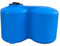 Réservoir en polyéthylène pour Eau Dimensions compactes pour espaces étroits Mod. Twin 200 litres Made in Italy