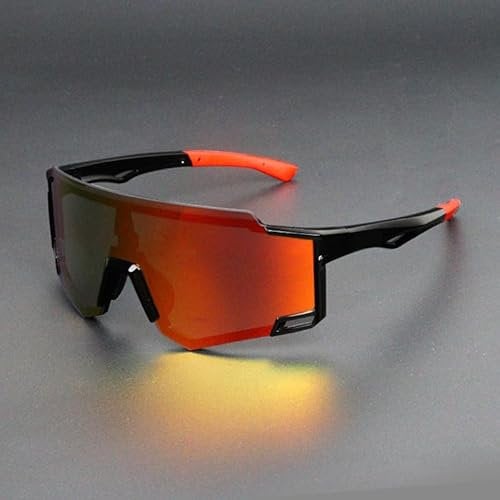 URBZUE Selbsttönend Fahrradbrille Herren Damen Photochromic Rennrad Sportbrille TR90 Rahmen Laufbrille Sonnenbrille UV 400 Schutz Sunglasses Schnelle Brille Rave für Fahrrad, MTB, Angeln und Joggen