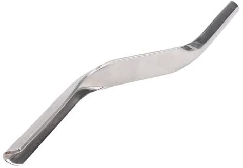 YWBL-WH Fugenkelle, Spachtel aus Edelstahl mit Rundem Kopf, 1/2 Zoll X 3/8 Zoll, mit Bogenförmiger Spitze Zum Verfugen von Fliesen, Ziegelwänden, Zum Füllen von Fugen in Küche,