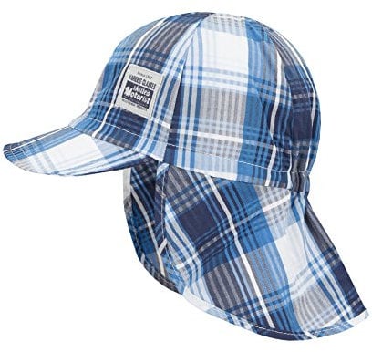 Döll Jungen Baseballmütze mit Nackenschutz Mütze, Blau (Blue 3550), S (Herstellergröße: 49)