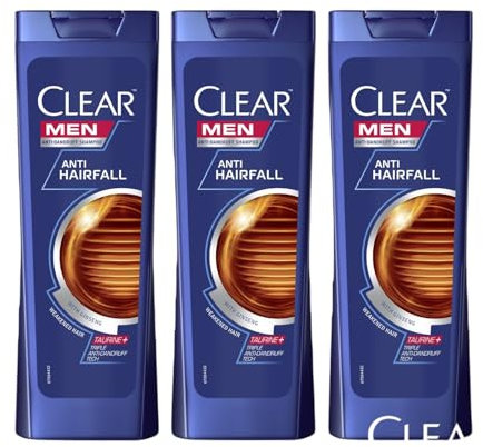 Clear Men Anti-Schuppen-Shampoo Anti-Haarausfall 3x400ml SPARPACK