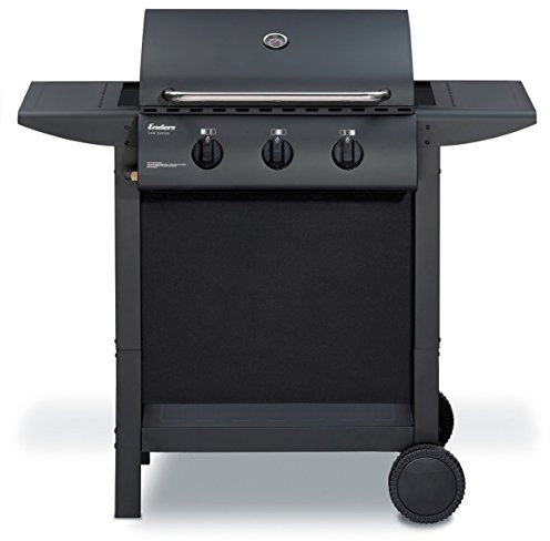 Enders Parrilla de Gas San Diego 3 – Barbacoa Acero Inoxidable con 3 Quemadores, Termómetro Barbacoa y Almacenamiento – Barbacoa Jardín Exterior para Asar