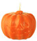 NKlaus 1x Halloween Bienenwachs Kürbis Kerze 4,5x6,5cm orange Herbstdeko Party 36433