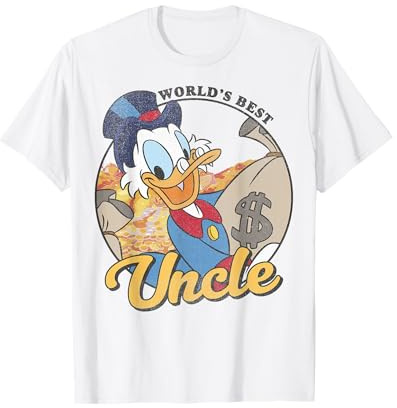 Disney DuckTales Scrooge McDuck World's Best Uncle T-Shirt