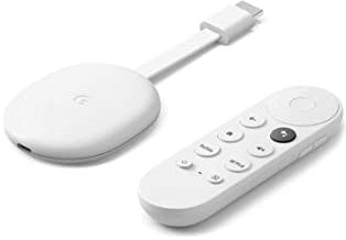 Google Chromecast, TV (4K) Snow - Your Streaming Entertainment to Your TV with Voice Prompts - Watch Movies, TV Series, Live TV and Netflix up to 4K HDR