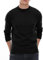 Sailwind Men's Jumpers Tops Winter Warm Knitted Crew Neck Jumper Long Sleeve Soft Cozy Mock Neck Knitwear Pullover Sweaters for Men (Black, L)