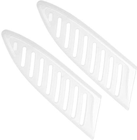 PATIKIL PP Safety Knife Cover Sleeves for 3.5 Paring Knife, 2 Pack Knives Edge Guard Blade Protector Universal Knife Sheath for Kitchen, White