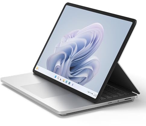 Microsoft Surface Laptop Studio 2, i7, 32GB RAM, 1TB SSD, GeForce RTX 4050, Win 11 Home, 14,4 Zoll Laptop, Platin