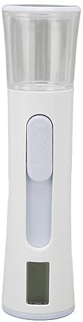 TOPINCN Vaporizador Facial Nano Iónico con Pantalla LCD, Pulverizador Facial Hidratante de Doble Cabezal Nano Facial Steamer