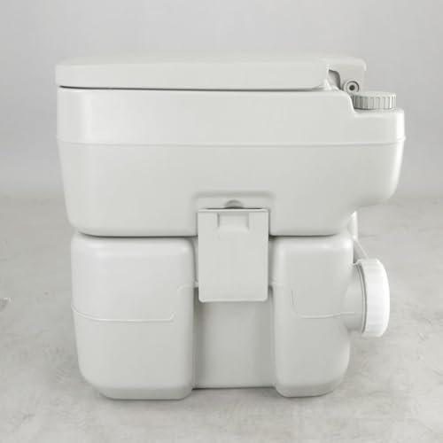 Tragbare Toilette, 20 L, Tragbare Reisetoilette, Innen- und Außentoilette für Wohnmobil, Kamera, Wandern, Bootfahren, II. Steuerkamera-Toilette, Tragbare Toilette für den