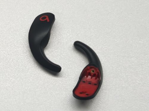 Adhiper One Pair Replacement Ear Hooks Wingtips for Beats Fit Pro Earbuds, [Left & Right] Silicone Repair Parts Fit Pro Ear Wings Replacement - Black