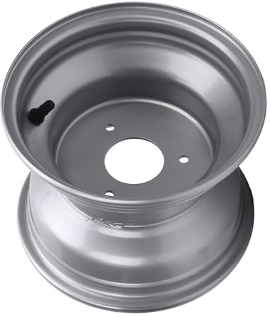 Cuifati 18X9,50 8 ATV-Felge, Ersatzrad aus Aluminiumlegierung für Go-Karts, mit Elegantem Metallic-Finish für Geländefahrzeuge (3 Loch)