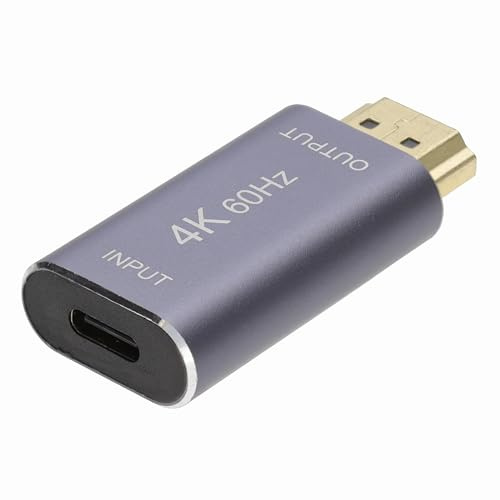 kenable USB-C to HDMI Adapter Cable 4K 60Hz Converter for Laptop Monitor Projector TV - USB-C Male to HDMI Female