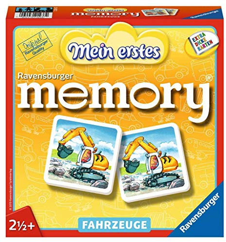 Ravensburger Kinderspiele 21437 - Mein erstes Memory® - Fahrzeuge , ab 2 1/2 Jahre