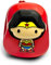 Ridaz Wonder Woman CAPPE Kinder Schultasche - DC Justice League Reisetasche - Ergonomischer Rucksack für Kinder ab 3 Jahren - 7 Liter Turnbeutel - mit reflektierenden Patches und Reißverschluss
