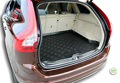 J&J AUTOMOTIVE | Gummi-Kofferraumwanne Kofferraum-Schutzmatte Kompatibel mit XC60 1, 2008-2016, Anti-Rutsch, 100% Passgenauigkei, Geruchlos