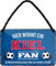 Blechschilder HIER WOHNT EIN Kiel Fan Hängeschild für Fußball Begeisterte Deko Artikel Schild Geschenkidee 18x12 cm