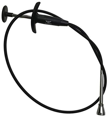 2 in 1 pinza flessibile per artigli/artigli di sollevamento/strumento di presa (sistema di pressione a molla) con sollevatore magnetico ad anello, 94 cm, extra lungo