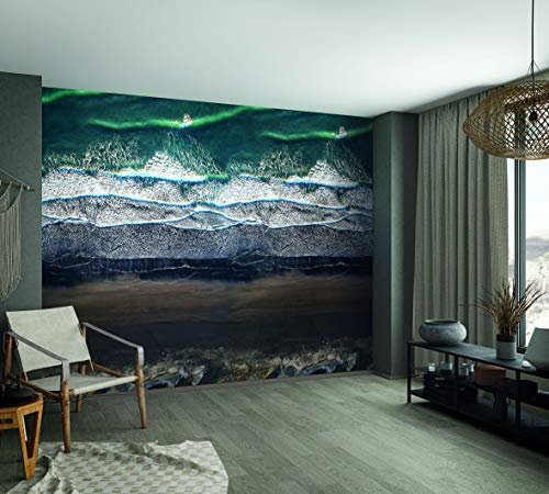 marburg Fototapete XXL Braun Türkis Motiv Natur Tapete für Schlafzimmer Wohnzimmer oder Küche 100% Made in Germany PREMIUM QUALITÄT 2,70m x 1,59m 32546