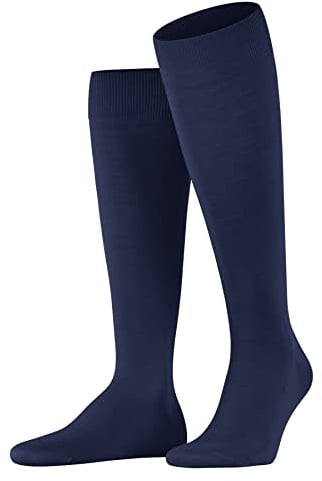 FALKE Herren ClimaWool Kniestrümpfe atmungsaktive klimaregulierende geruchshemmende Wolle Lyocell sehr langlebig verstärkt elegant fein ultra leichtes Gefühl auf der Haut 1 Paar | mit nachhaltigem Garn
