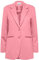 ICHI IHKATE SUS OVERSIZE BL Damen Blazer Longblazer Jacke Long-Blazer mit Knöpfen Stretch und Reverskragen, Größe:2XL, Farbe:Chateau Rose (172120)