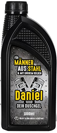 Lustapotheke® Duschgel 1000ml -Für Männer aus Stahl- mit Wunschname