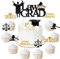 2023 Law School Graduation Kuchen Dekoration Set, Law Grade 2023 Cake Topper & 24 Pack Case Geschlossene Waage Cupcake Topper für 2023 Future Lawyer School Grade Party Supplies