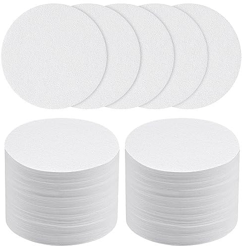 HOTUT Filtri Caffè in Carta 400 Pezzi, Carta Filtro per Caffè Rotonda Filtri da Caffè Non Sbiancati, 100% Naturale Filtri Caffè Monouso, per Macchine da Caffè Aeropress e Caffettiere Moka Pot (64mm)