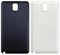 SHOWGOOD per Samsung Galaxy Note 3 N900 N9005 Coperchio Posteriore Della Batteria per Note3 Porta Posteriore Housing Case Pannello di Plastica Logo Sostituire (nero)