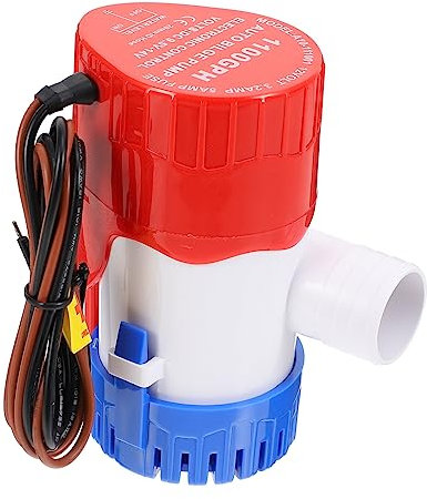 Toddmomy 12v Submersible Bilge Water Pump Electric Drainage Pump for Boats Yachts Aquariums and Fountains Easy to Use Practical Design